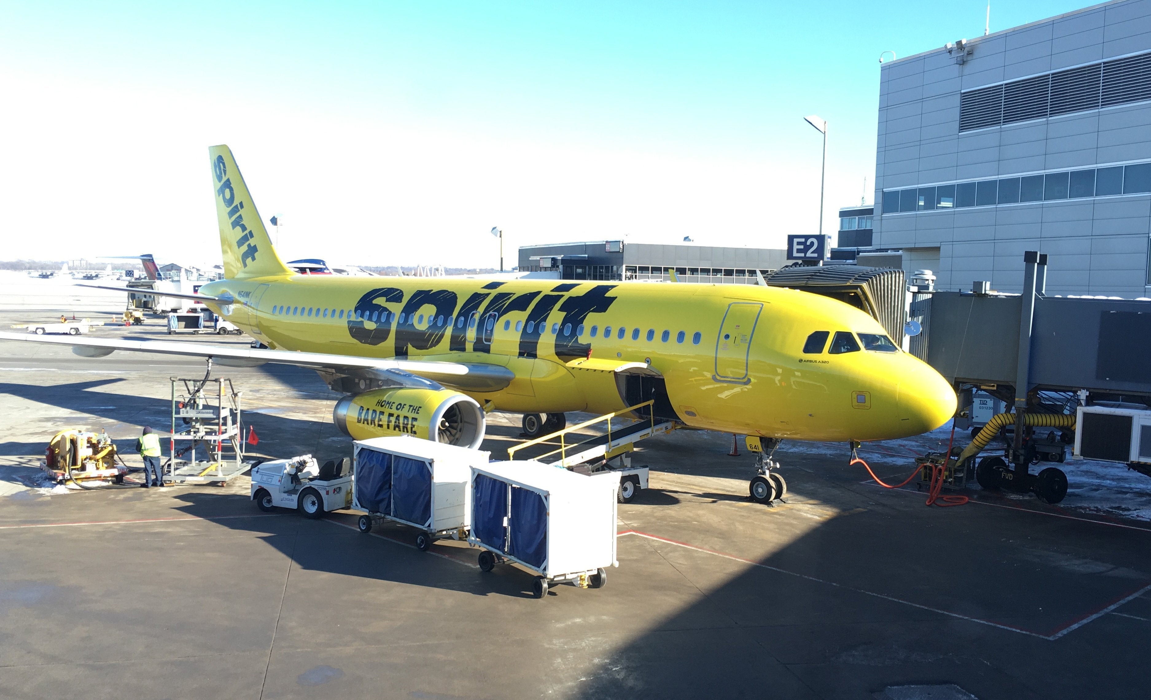 Spirit airlines cheap baggage allowance domestic